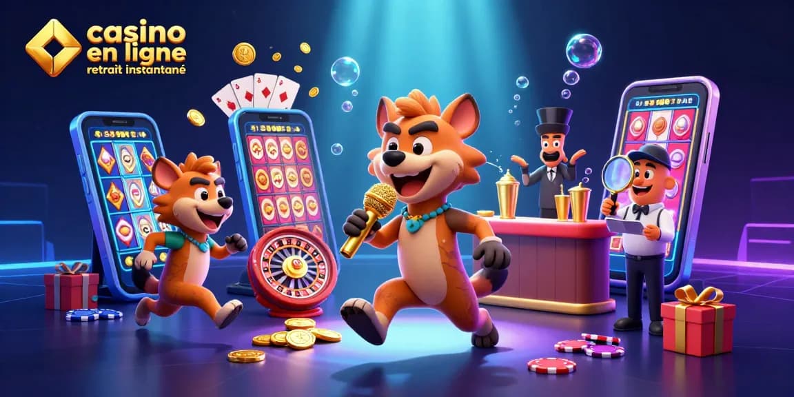 Profitez de l'excitation du casino en ligne retrait instantané avec des hyènes animées
