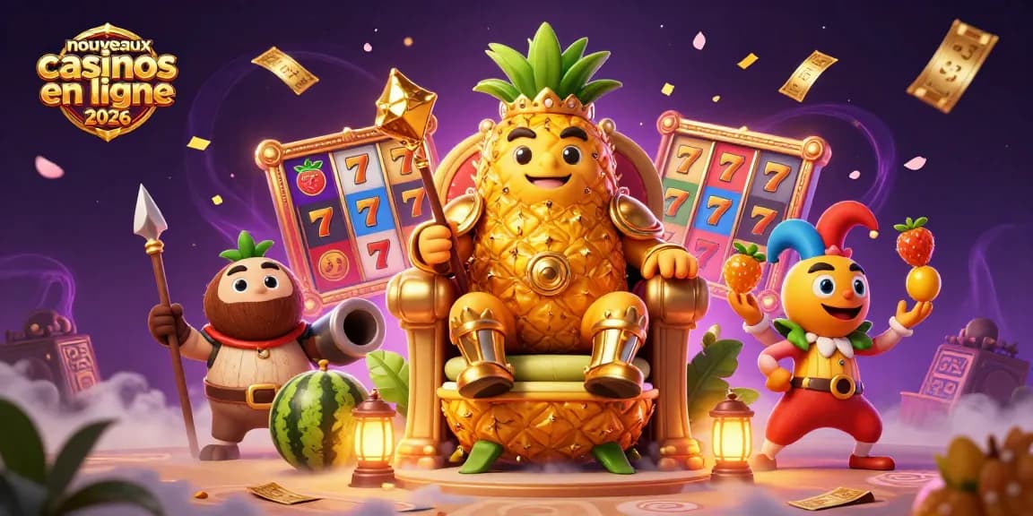 Les nouveaux casinos en ligne 2026 offrent des jeux engageants, avec un roi ananas et des éléments de loterie dynamiques.