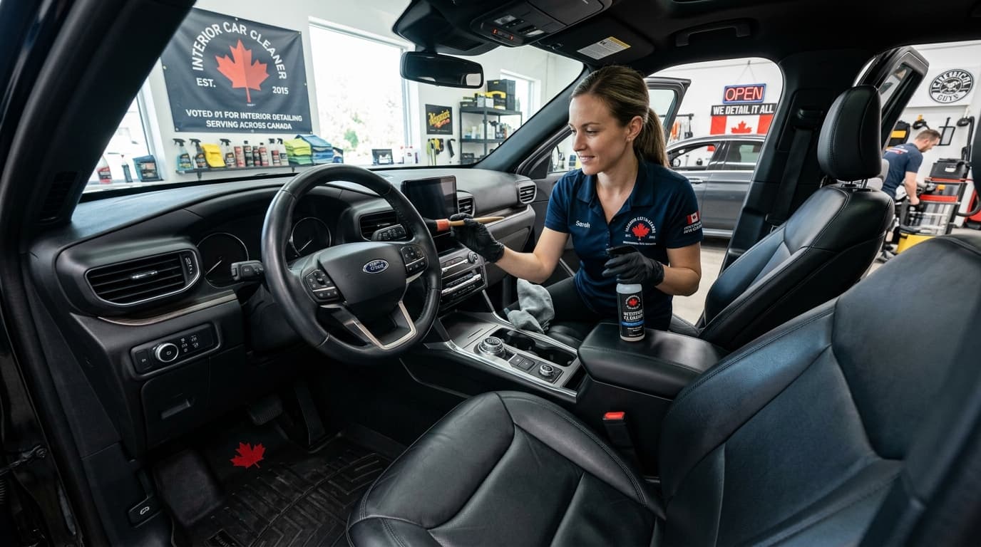 Interior Car Cleaner Canada by SAI CHE for Superior Results
