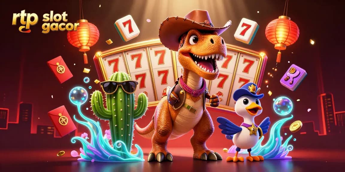 Nikmati peluang menang tinggi di rtp slot gacor dengan karakter unik dalam ilustrasi kasino 3D ini.