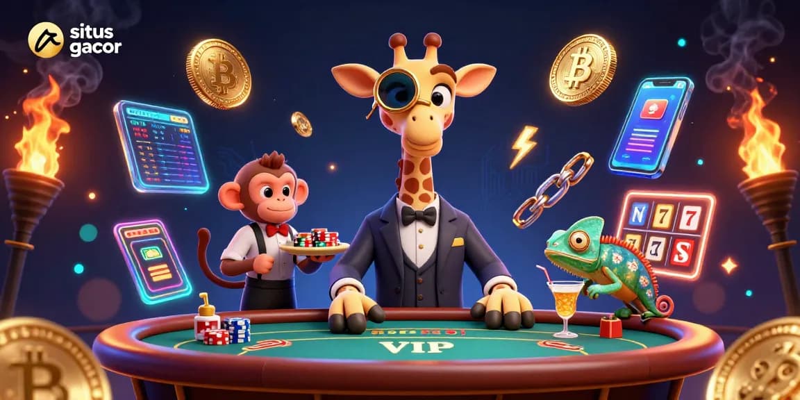 Experience the excitement of situs gacor with a high-roller giraffe at a vibrant casino!