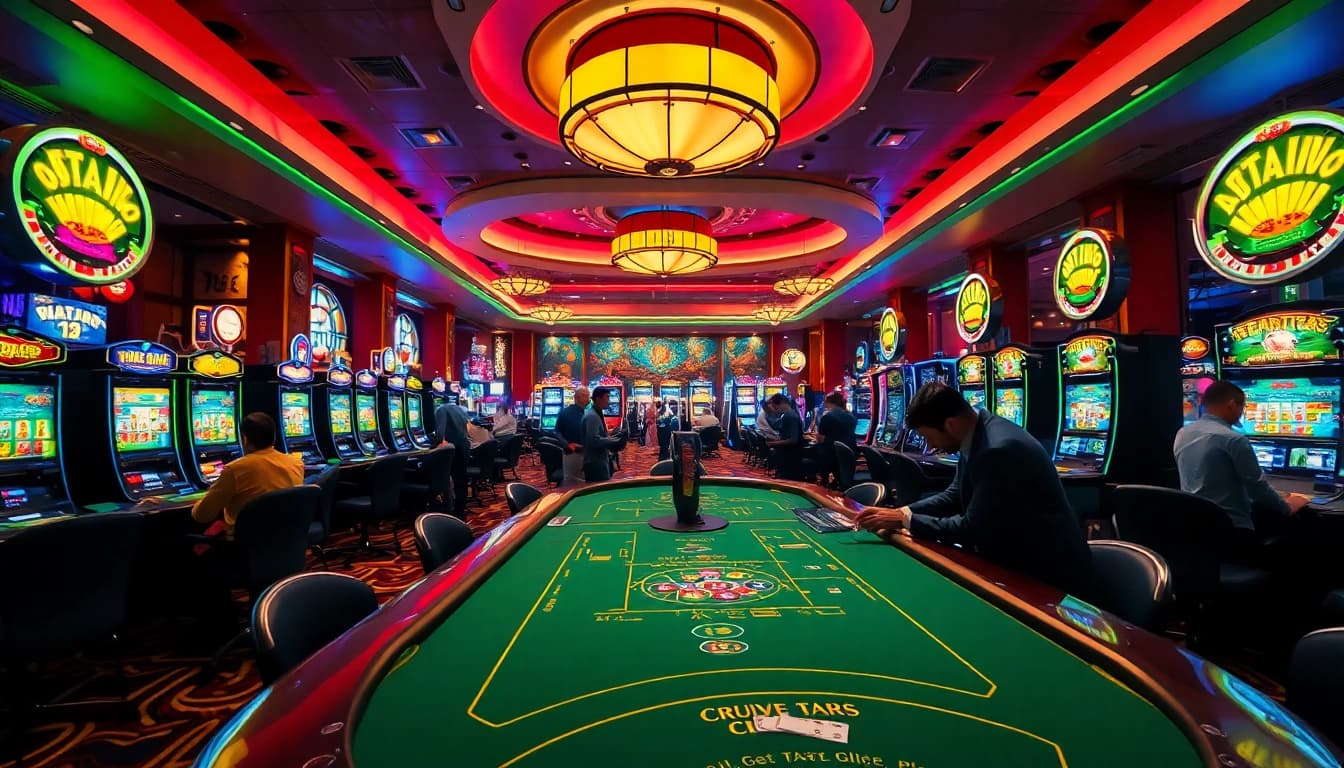 Profiteer van de pistolo bonus met een levendige casinotafels en aansluitende spellen.