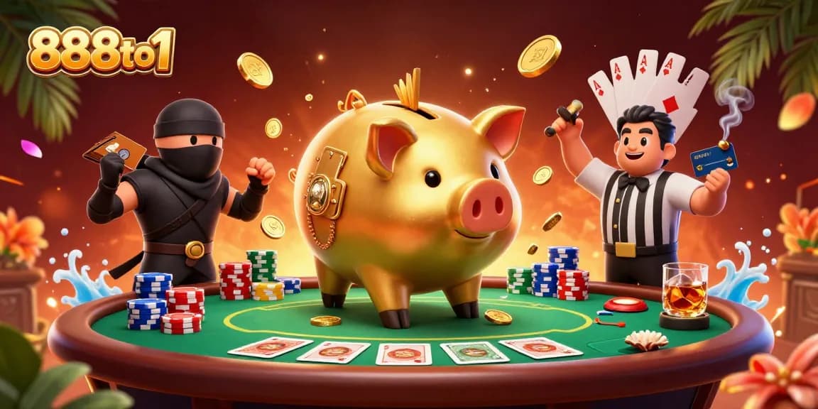 Engage in exciting gameplay at 888to1 with dynamic gambling action featuring vibrant scenes.