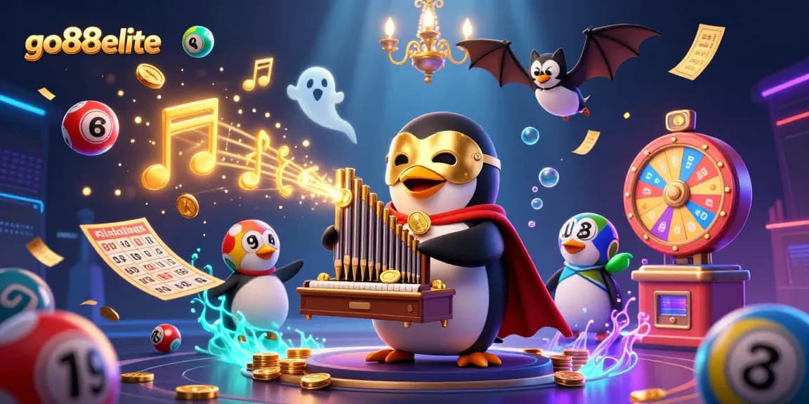 Experience thrilling gameplay at go88elite with vibrant illustrations showcasing exciting casino action.