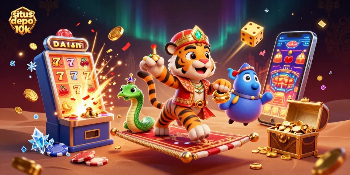 Situs depo 10k menawarkan pengalaman bermain slot yang mudah dengan deposit minimal 10 ribu dan peluang menang yang tinggi.