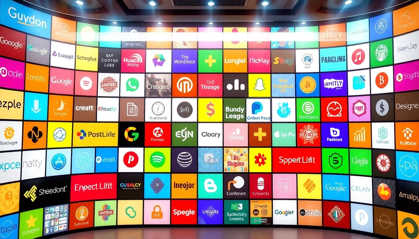 Showcase a creative advertisement layout on the million dollar homepage filled with vibrant, eye-catching tiles.