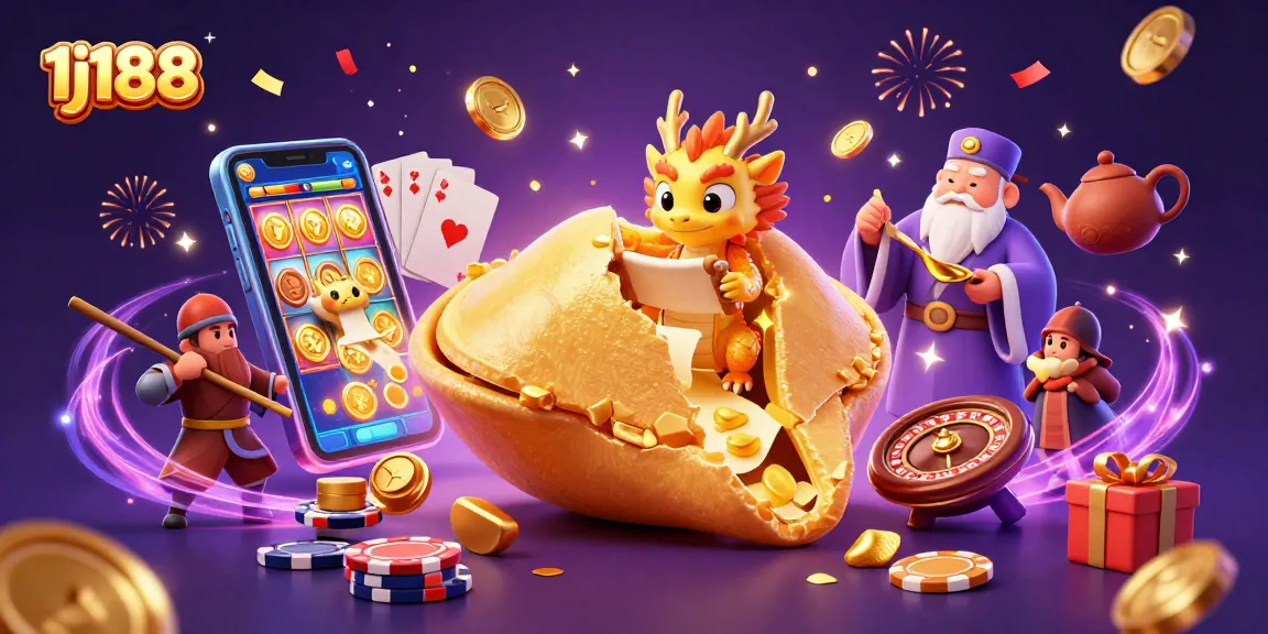 Engage in winning moments with 1j188, showcasing a magical casino celebration.