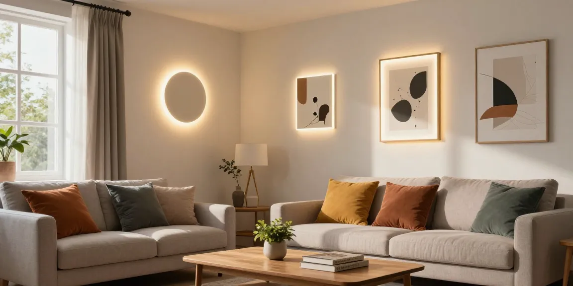 Aplice tavan moderne amplasate într-un living contemporan cu iluminat ambiental