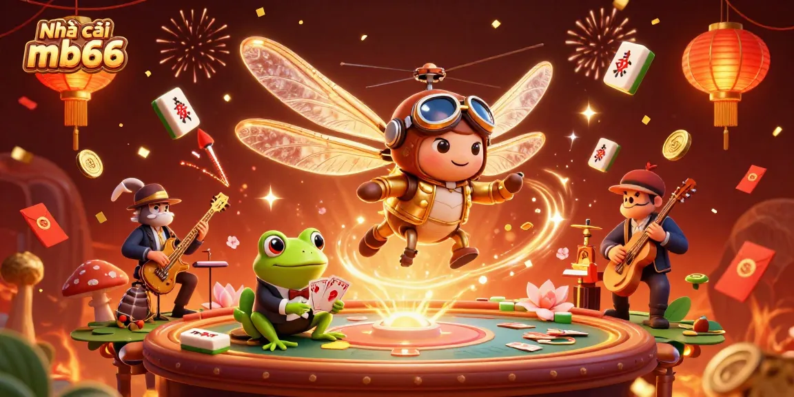 Experience the excitement at Nhà cái mb66 with vibrant casino atmosphere from dragonflies to jazz musicians.