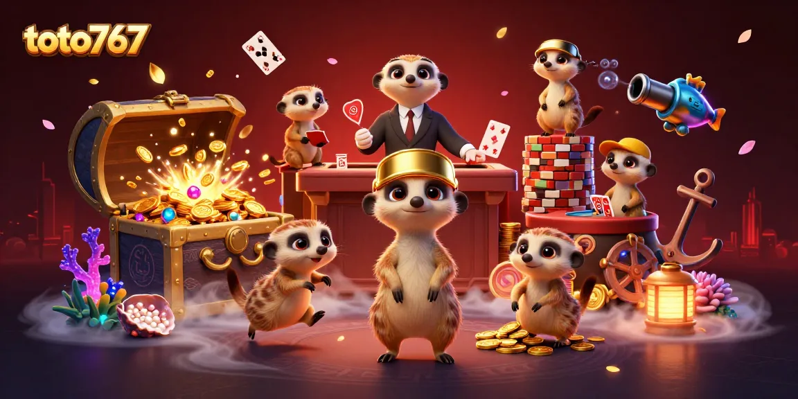 Toto767 menghadirkan pengalaman kasino yang menarik dengan meerkat yang beroperasi, mengumpulkan kemenangan