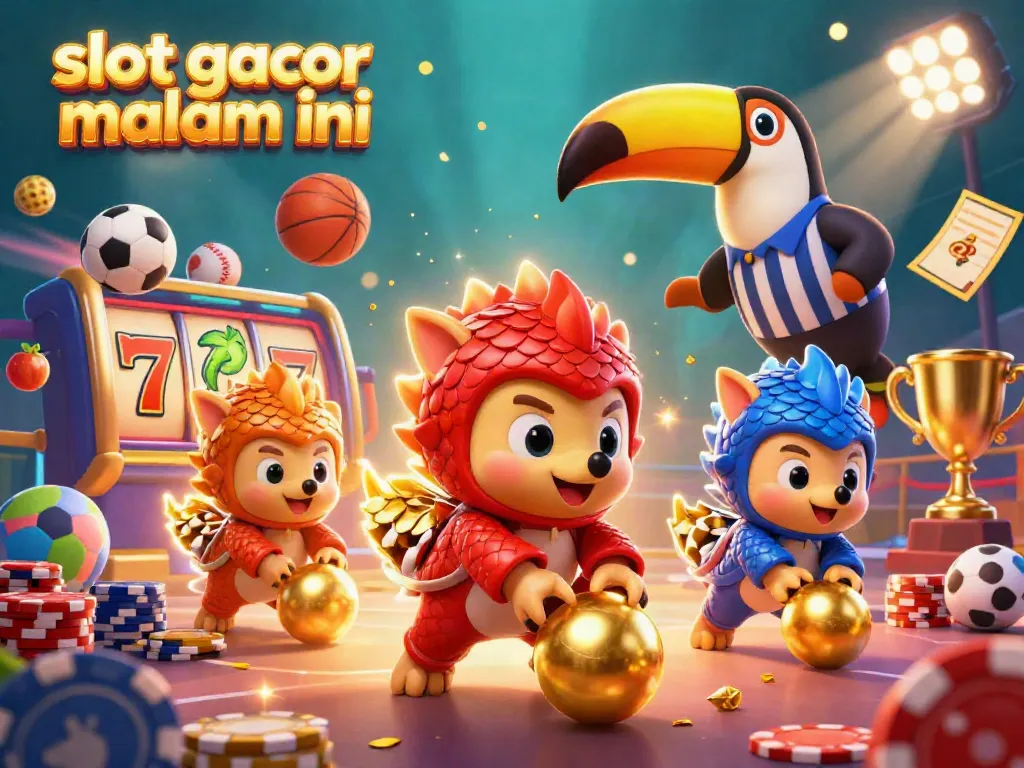 Slot gacor malam ini menawarkan pengalaman bermain slot yang seru dengan pangolins bertanding secara dinamis.