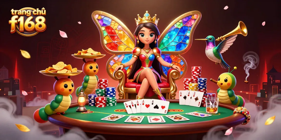 Experience the dynamic world of trang chủ f168 featuring a royal gambling scene with vibrant casino elements and thrilling action.