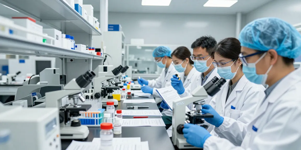 Researchers at www.koipeptidescanada.com analyze certified research peptides in a modern Canadian lab.