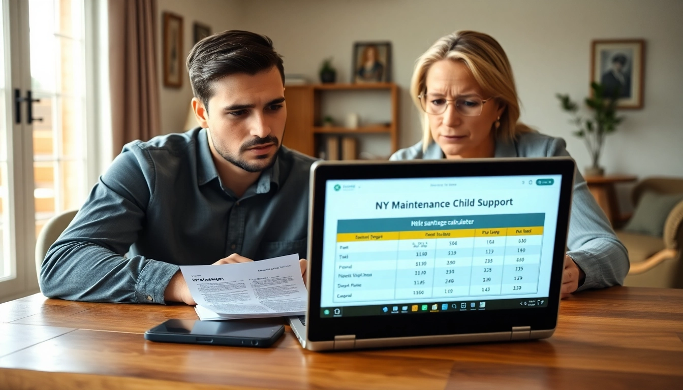 Calculate using the NY maintenance calculator with child support features for reliable income estimates.