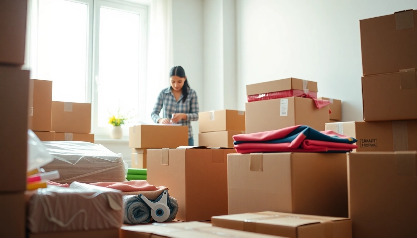 Professional Packing Services showcasing expert packers ensuring organized and secure item packing.