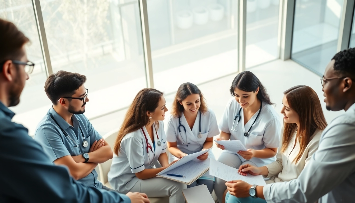 Engaging repeat NCLEX taker review Houston session with diverse individuals studying collaboratively.