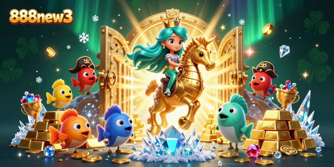 Experience the thrill of 888new3 with a vibrant mermaid adventure themed around casino treasures.